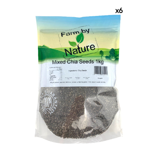 Chia Seed (Mixed- Black & White) 1kg x 6