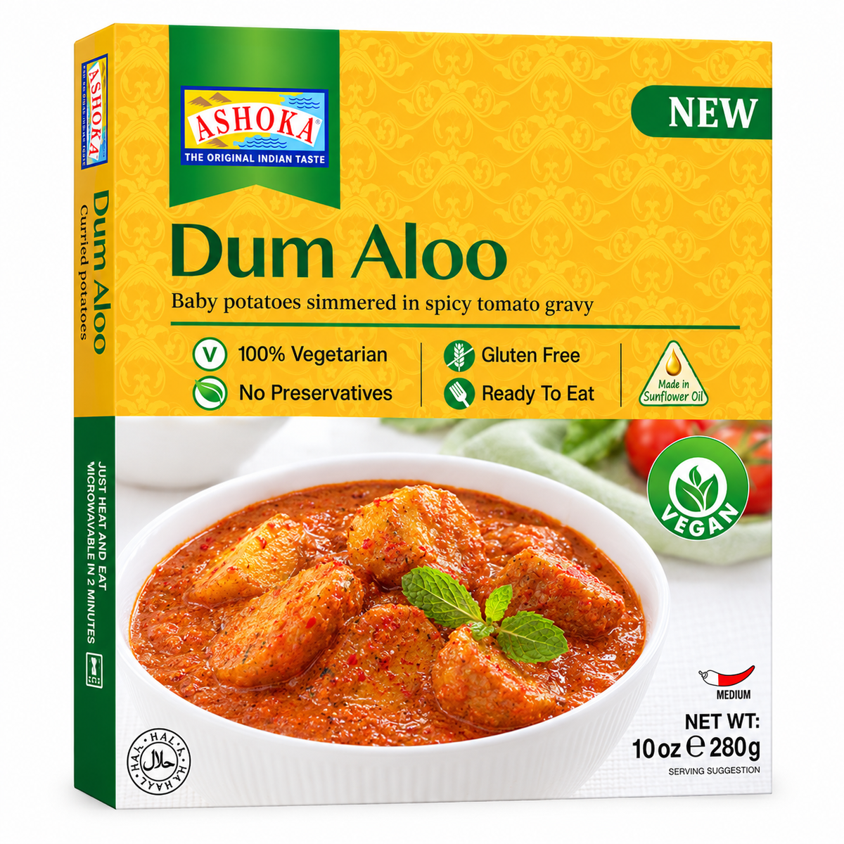 Ashoka Dum Aloo (Sauteed Spicy Potatoes) 280g x20 CTN