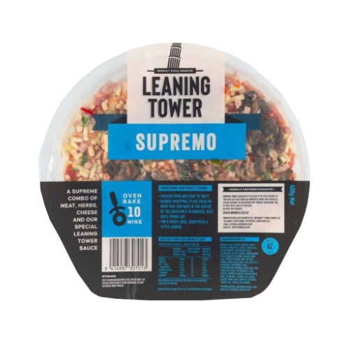 Leaning Tower Pizza Supremo 400g x 12