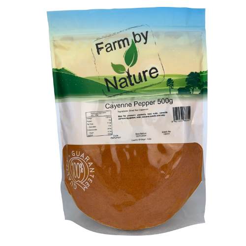 Farm by Nature Cayenne Pepper 500g x 6 CTN