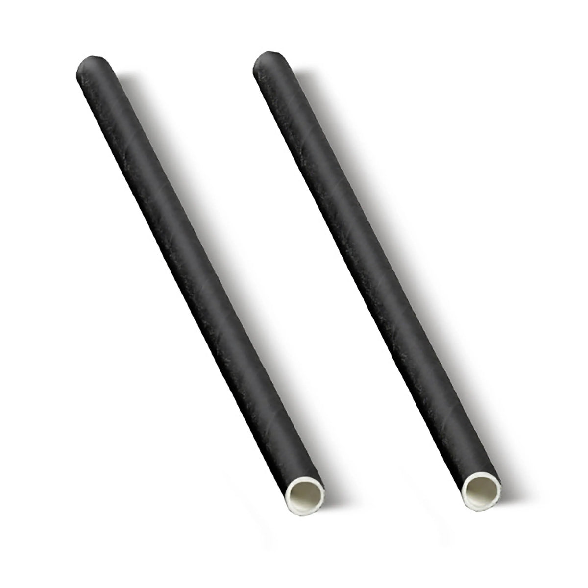Paper Straws (Black/ Cocktail) (250 Per/ Sleeve) x 10