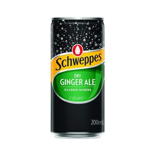 Schweppes - Dry Ginger Ale x 200ml Each