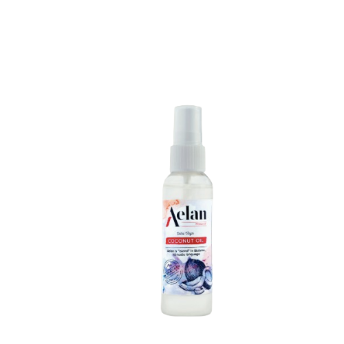 Aelan Extra Virgin Coconut Oil 120 ml with spray glass bottle
