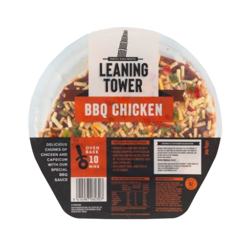 Pizza Poulet Barbecue La Tour Penchée 400g x 12