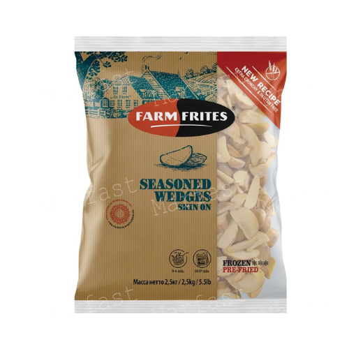 Farm Frites Seasoned Wedges 2.5kg Pack