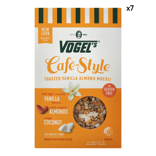 Vogel's CS Vanilla Almond Muesli GF 400gm x 7