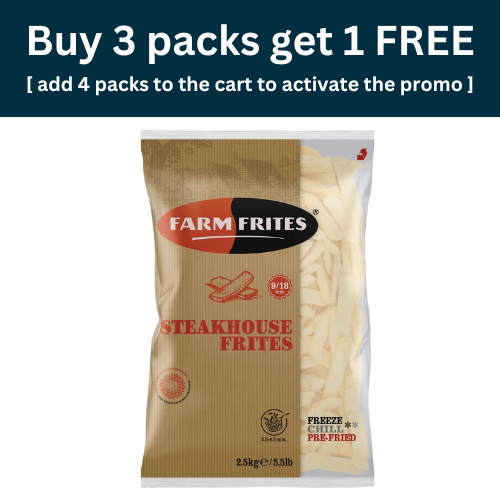 Farm Frites Steakhouse Fries 2.5kg Pack