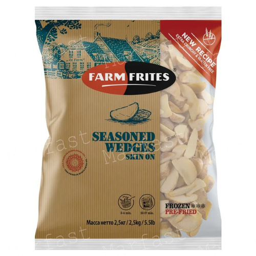 Farm Frites Seasoned Wedges 2.5kg Pack