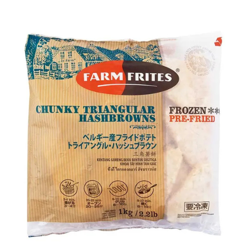 Farm Frites Hashbrown Triangles 1kg Pack