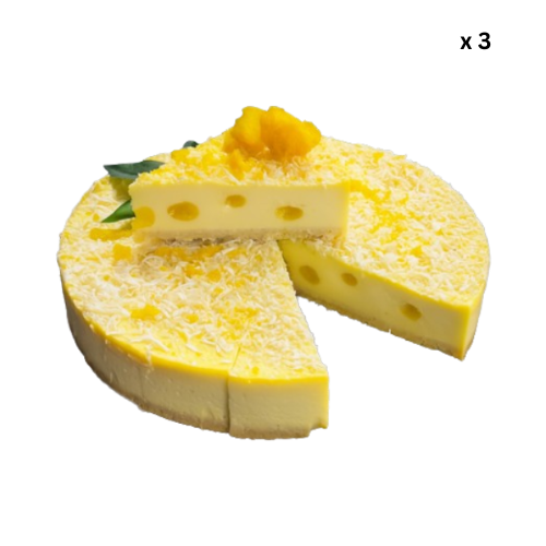 Baked Lemon Lime Cheesecake 24cm GF 1.6kg (16ptns) x3