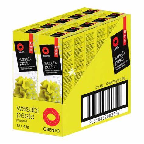 Obento Wasabi Paste 43g x10