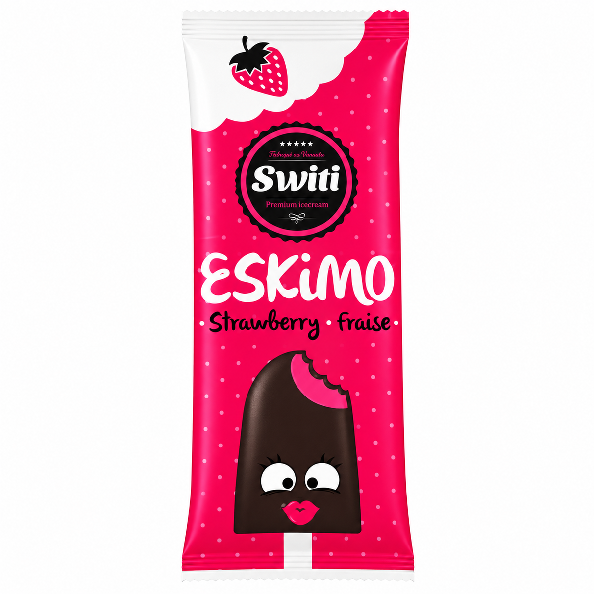 Crème glacée fraise Eskimo
