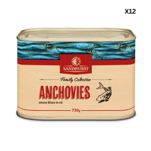 Sandhurst Anchovy Fillets 720g x 12