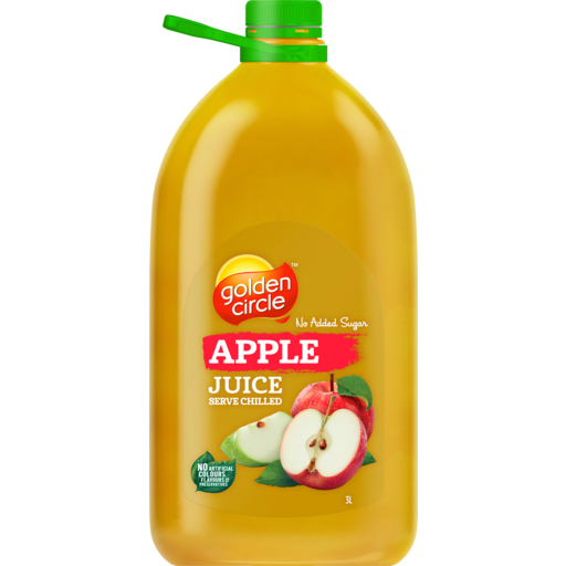 Golden Circle Apple Juice No Added Sugar 3L x4 (Special)