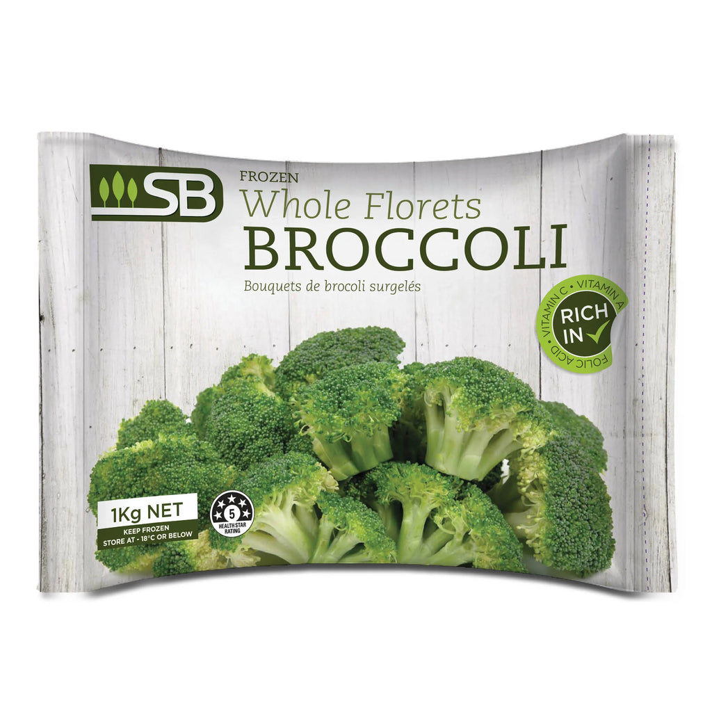 SB Broccoli Florets 1kg x 10