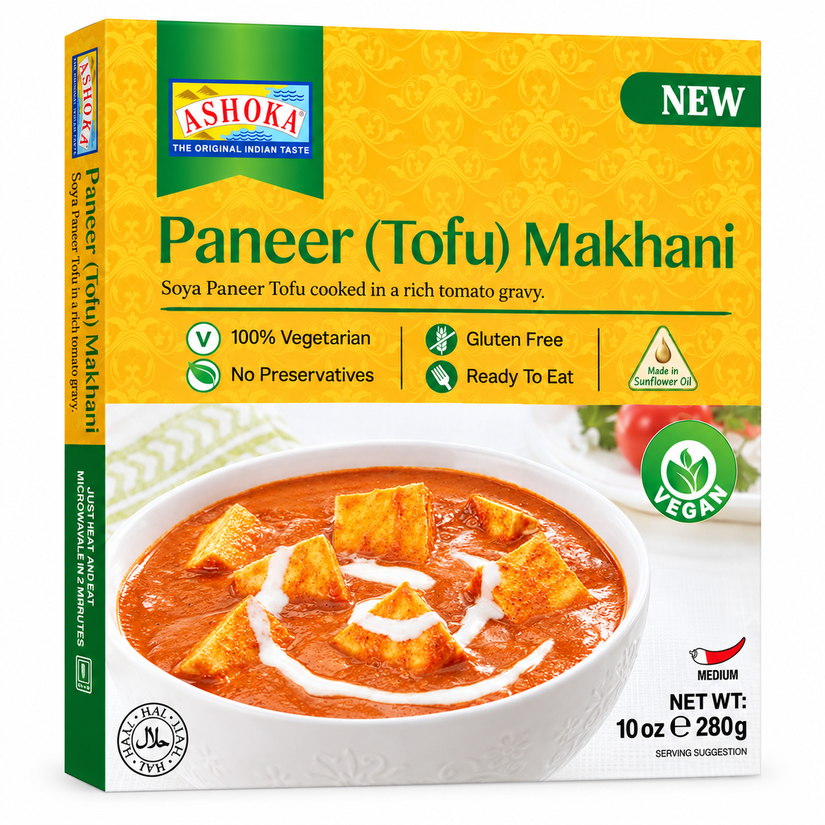 Ashoka Tofu Makhani (Tofu & Lentils) 280g x20 CTN