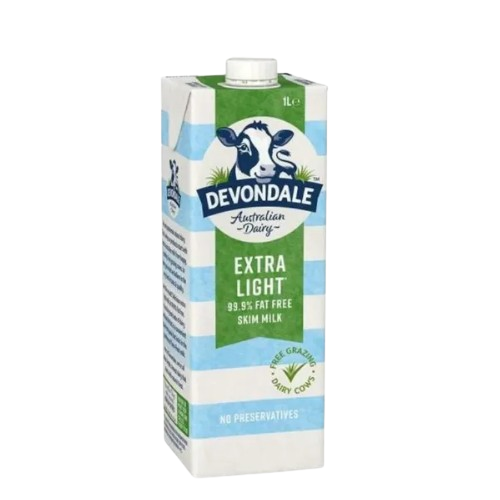 Devondale UHT Extra Light  Milk 1L x 10