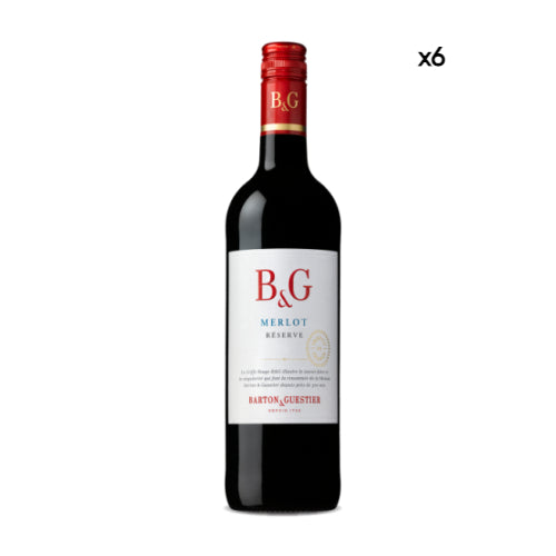 B&G Reserve Merlot 2017 750ml x6