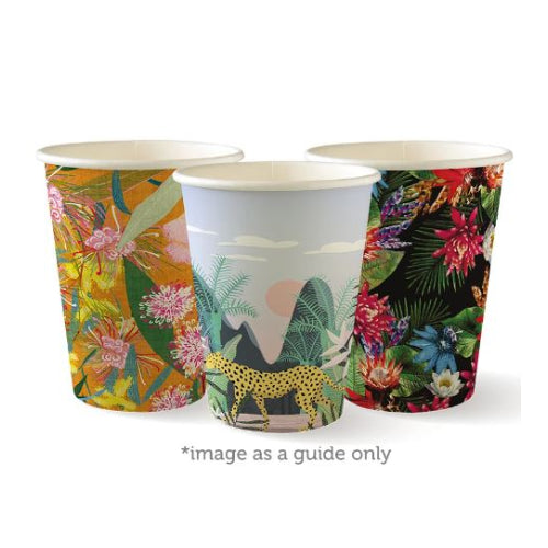 BioPak Art Series Bio Cups (12oz/ 355ml) (50 Per/ Sleeve) x20