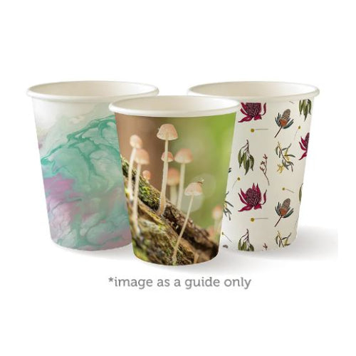 BioPak Art Series Bio Cups (8oz/ 280ml) (50 Per/ Sleeve)