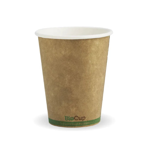 BioPak Green Craft Stripe Bio Cups (16oz/ 355ml) (50 Per/ Sleeve)