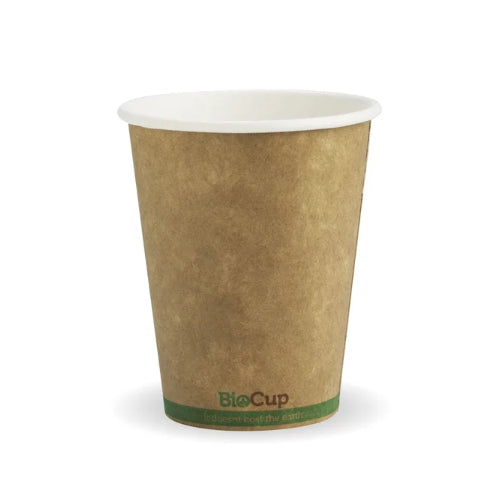 BioPak Green Craft Stripe Bio Cups (16oz/ 355ml) (50 Per/ Sleeve) x20