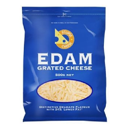 Edam Grated Cheese 500g x16 (Frozen)