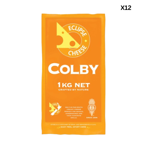 Colby Block Cheese 1kg x12