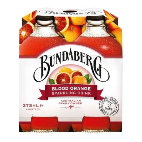 Bundaberg Blood Orange Sparkling Drink 4 X 375ml