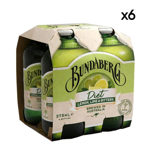 Bundaberg Diet Lemon Lime & Bitters 4 Pack 375mL