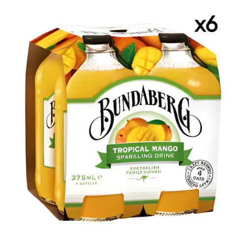 Bundaberg Tropical Mango 4x375ml x6