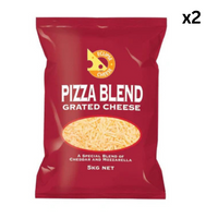 Pizza Blend Grated Cheese 5kg Packet x2