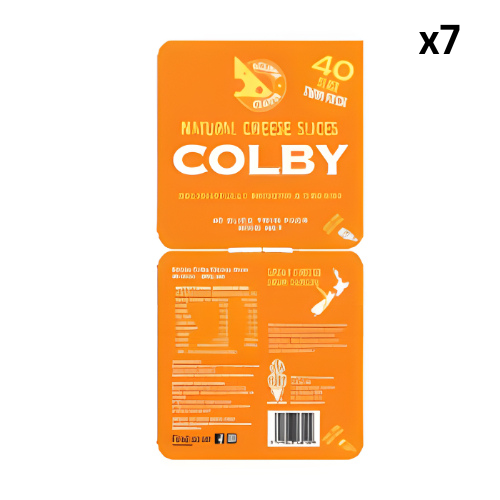 Colby Cheese Slices 800g x 7