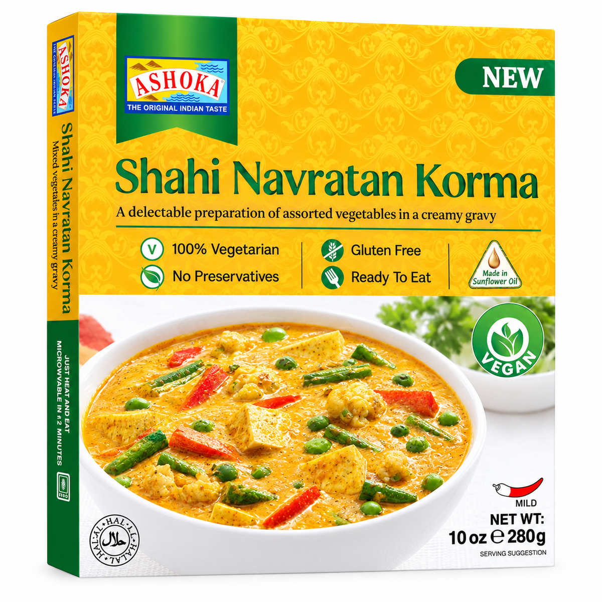 Ashoka Shahi Navratan Korma (Mixed Vegetable Curry) 280g x20 CTN