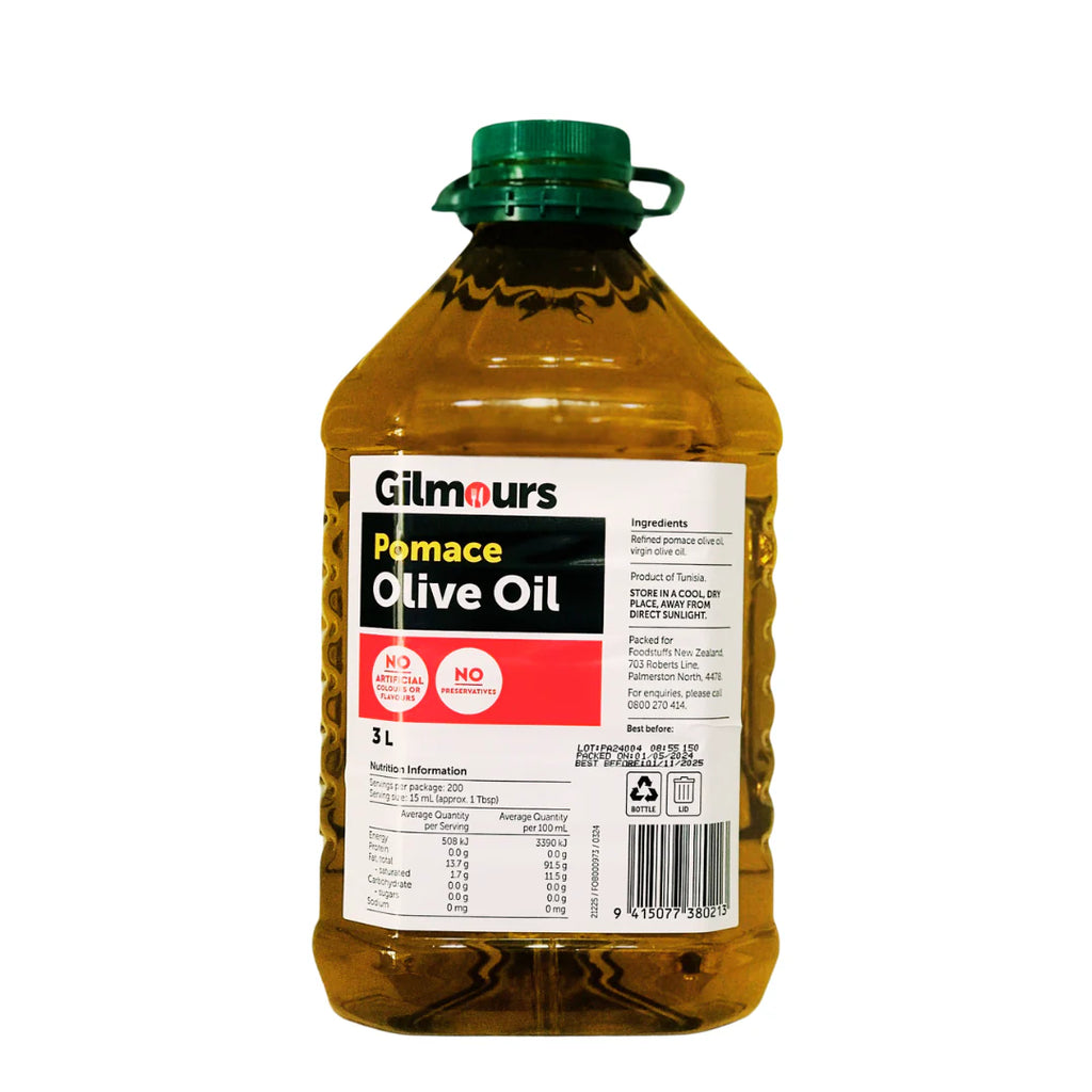 Gilmours Pomace Olive Oil 3L