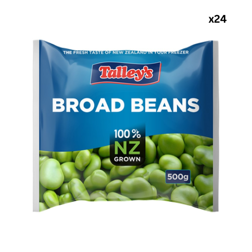 Talleys Frozen Beans Broad 500g x 24