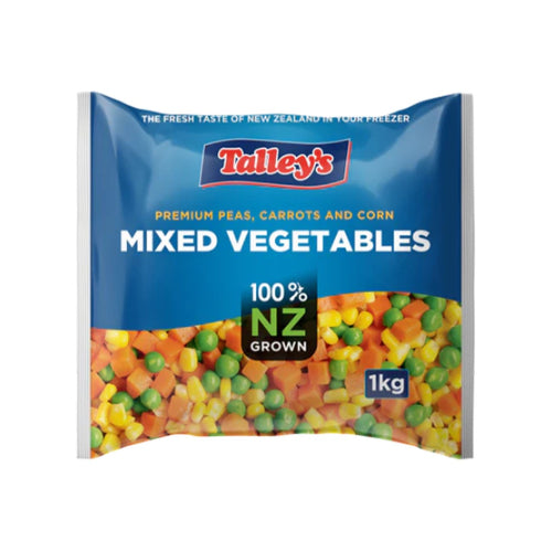 Frozen Talley's Mixed Vegetables 1kg