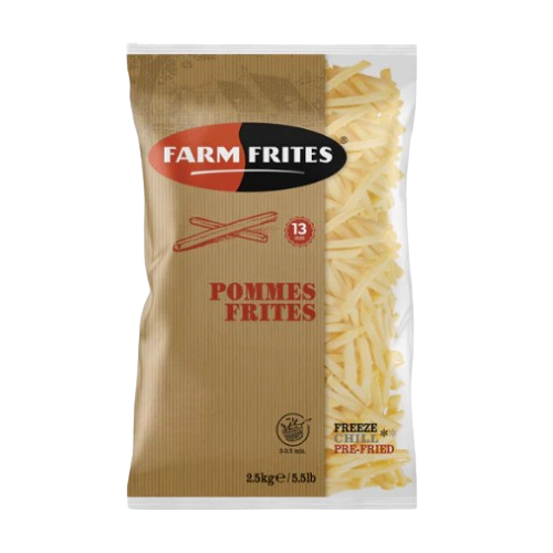 Frites 13mm Farm Frites - Sachet de 2,5kg x 4