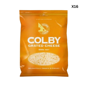 Colby Grated Cheese 500g x16