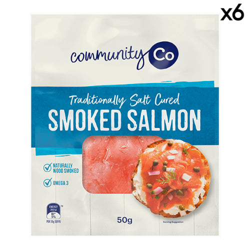 COMM CO Smoked Salmon 50GM x 6