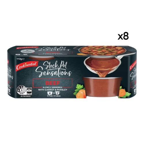 Continental Beef Stock Pot Sensation 4x28g x8