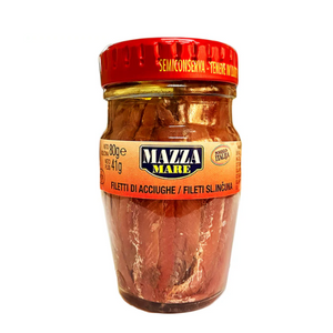 Mazza Anchovy Fillets in Sunflower Oil 80g