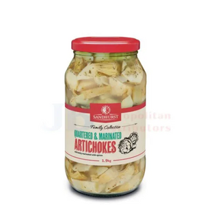 Sandhurst Artichoke Hearts 1/4 Cut Quartered & Marinated 1.9kg