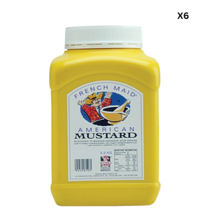 American Mustard 2.2kg x 6