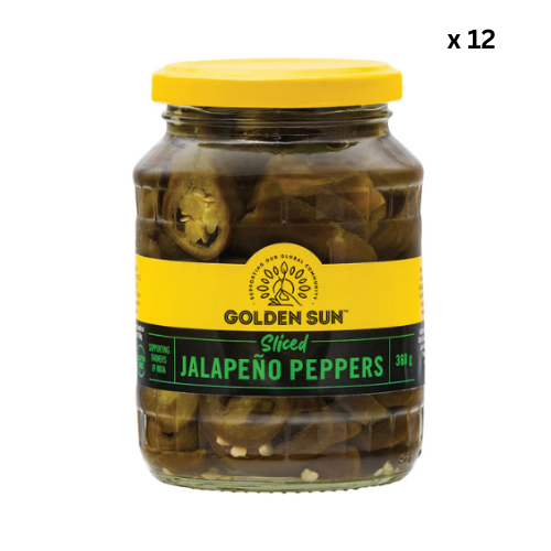 Golden Sun Sliced Jalapeno Peppers 360g x12 CTN