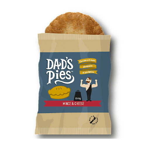 Dads Pies Mince & Cheese Pies 200gm x12 - ON SPECIAL