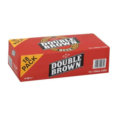 DB Double Brown Cans 330ml 18 pack