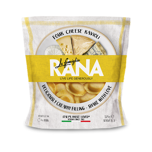 RANA FOUR CHEESE RAVIOLI 325gm x 8