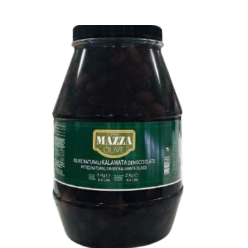 Mazza Pitted Greek Olives Kalamata Pet 3kg