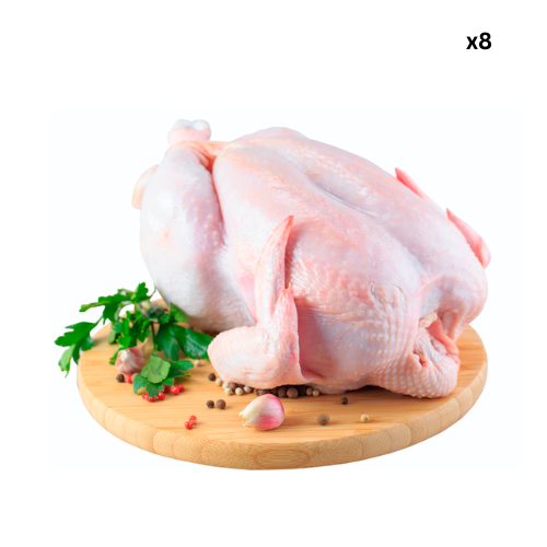 Golden Cockerel Wholebird Chicken whole (size 16) x 8